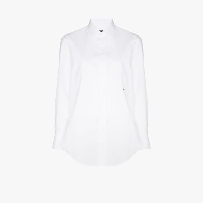 Shop Hommegirls Classic Cotton Shirt - Women's - Cotton In White