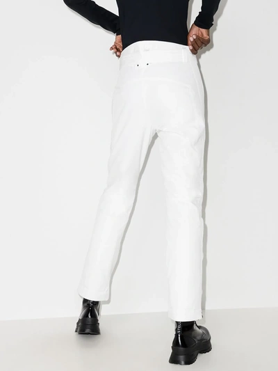 Shop Bogner Fraenzi Ski Trousers In White