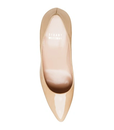 Shop Stuart Weitzman The Zsazsa Pump In Adobe Aniline