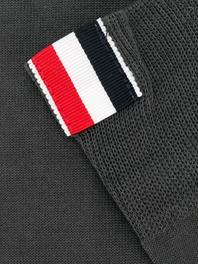 Thom Browne 4-bar Mid-calf Socks In 025 Dark Grey
