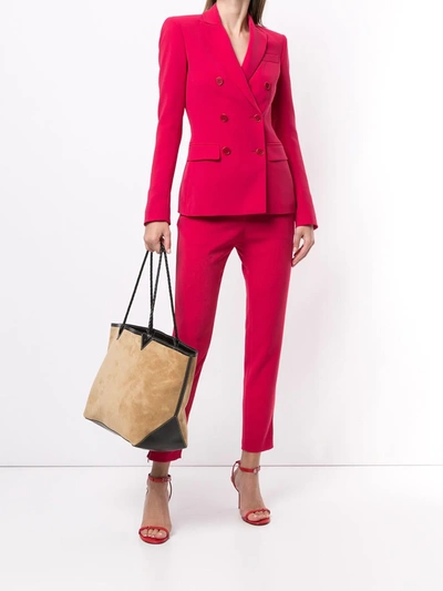 Shop Altuzarra Henri Skinny-fit Trousers In Pink