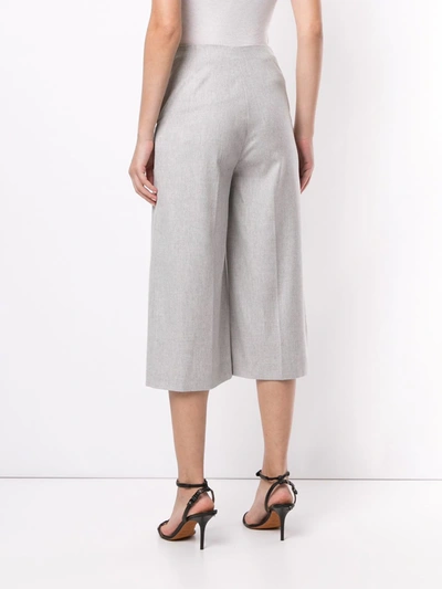 Shop Altuzarra Sam Cropped Trousers In Grey