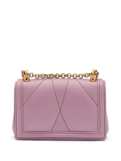 Shop Dolce & Gabbana Small Devotion Crossbody Bag In Pink