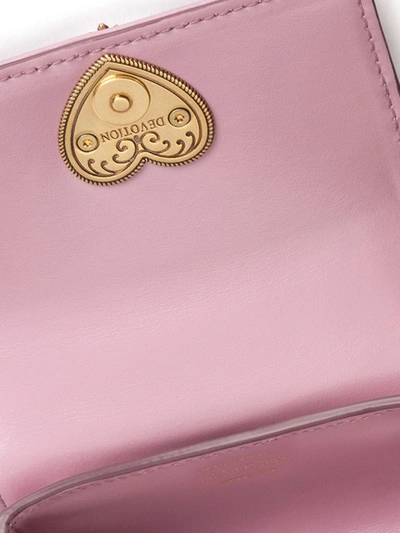 Shop Dolce & Gabbana Small Devotion Crossbody Bag In Pink