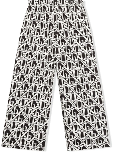 Shop Dolce & Gabbana Dg-print Pajama Set With Matching Face Mask In Black