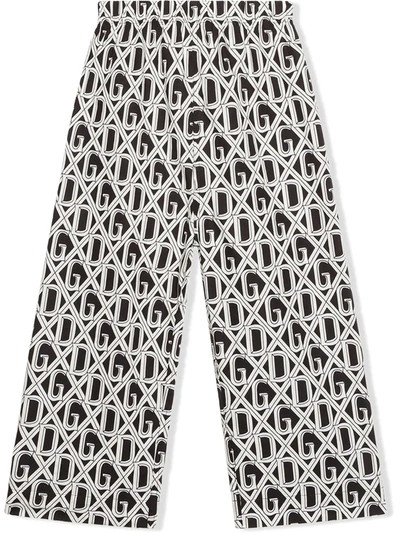 Dolce & Gabbana Dg-print Pajama Set With Matching Face Mask In Black