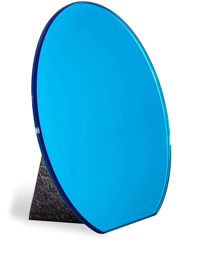 Shop Pulpo Dita Table Mirror In Blue