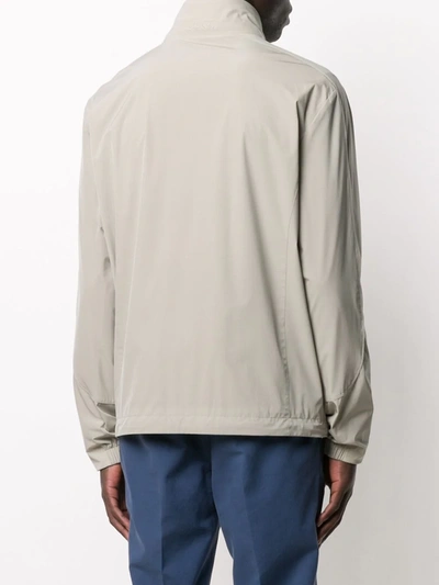 Shop Loro Piana Technical Bomber Jacket In Neutrals