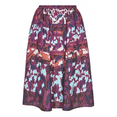 Pre-owned Peter Pilotto Silk Skirt In Multicolour