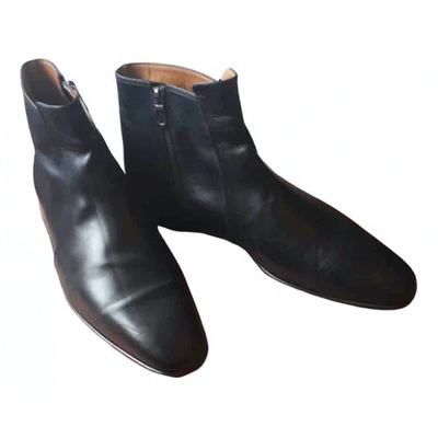 Pre-owned Bally Black Pony-style Calfskin Boots