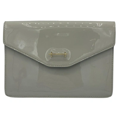 Pre-owned M2malletier Beige Patent Leather Clutch Bag
