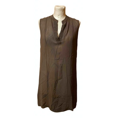 Pre-owned Barneys New York Silk Blouse In Brown