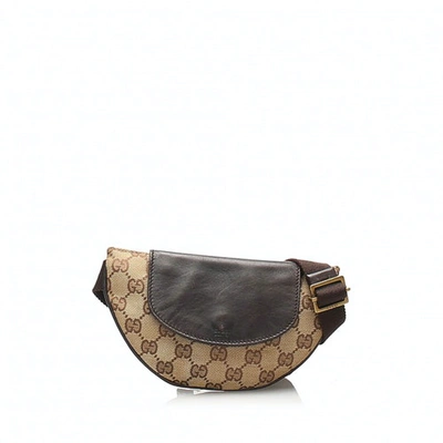 Pre-owned Gucci Cloth In Brown