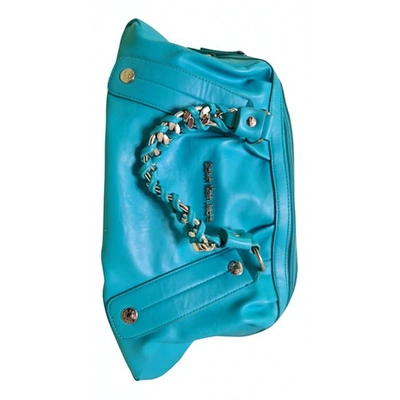 Pre-owned Calvin Klein Turquoise Handbag