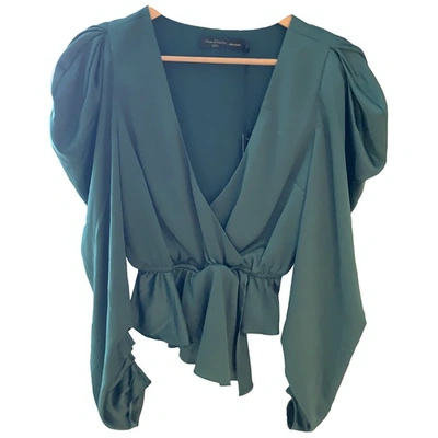 Pre-owned House Of Harlow 1960 Green Polyester Top