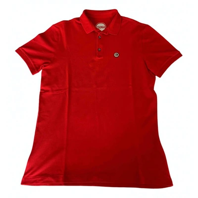 Pre-owned Colmar Red Cotton Polo Shirts