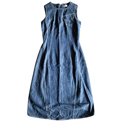 Pre-owned Levi's Blue Denim - Jeans Dress