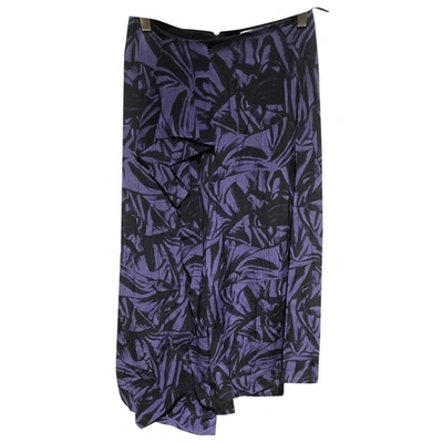 Pre-owned Loewe Skirt In Purple