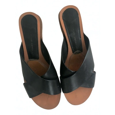 Pre-owned Derek Lam Black Leather Sandals
