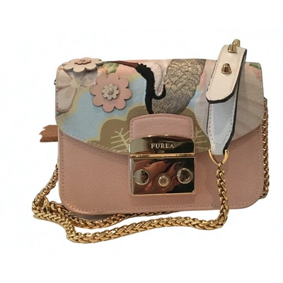 Pre-owned Furla Metropolis Pink Leather Handbag