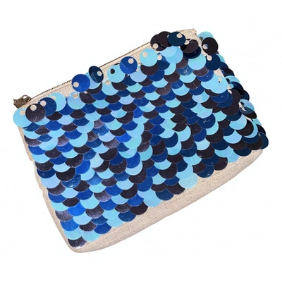 CHARLOTTE OLYMPIA Pre-owned Cloth Clutch Bag In Blue