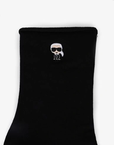 Shop Karl Lagerfeld Short Socks In Black