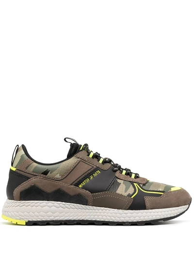 Shop Moa Master Of Arts Futura Trail Low-top Sneakers In Green