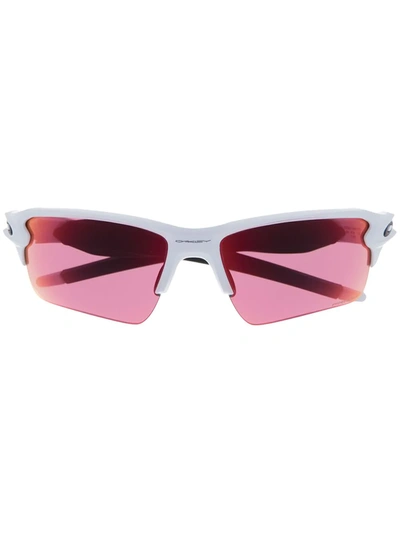Oakley Tinted-lens Square-frame Sunglasses In White
