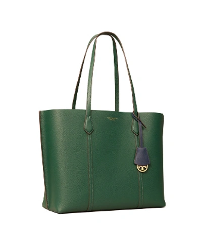 Shop Tory Burch Perry Triple-compartment Tote Bag In Norwood