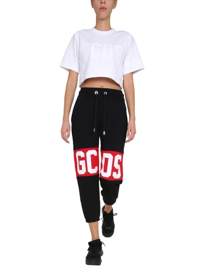 Shop Gcds Jogging Pants In Black