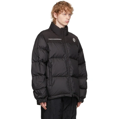 Shop Undercover Black Down Puffer Jacket