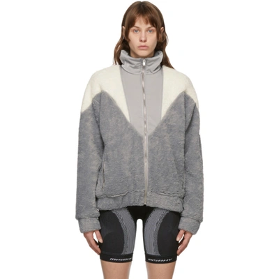 Shop Misbhv Grey Fleece 80s Jacket In Mlc
