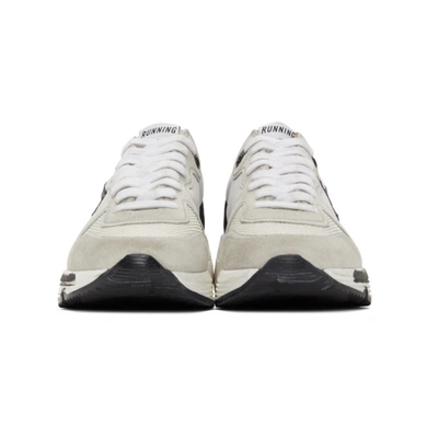 Shop Golden Goose Multicolor Running Sole Sneakers In 80523 White