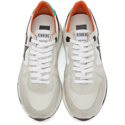 Shop Golden Goose Multicolor Running Sole Sneakers In 80523 White