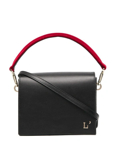Shop L'autre Chose Mini Leather Bag In Black