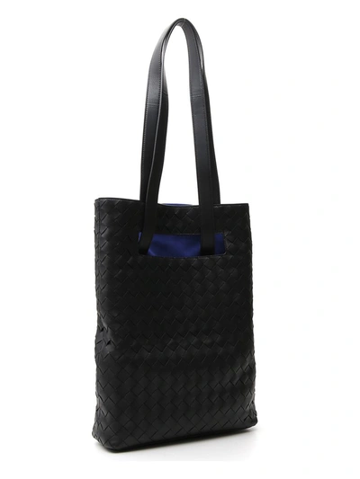 Shop Bottega Veneta Bv Slot Tote Bag In Black