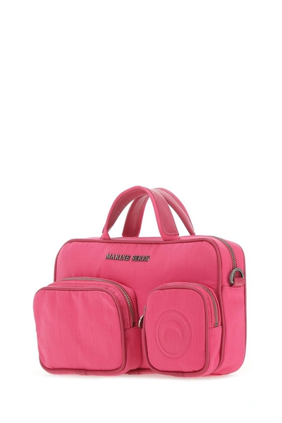 Shop Marine Serre Pocket In Pink