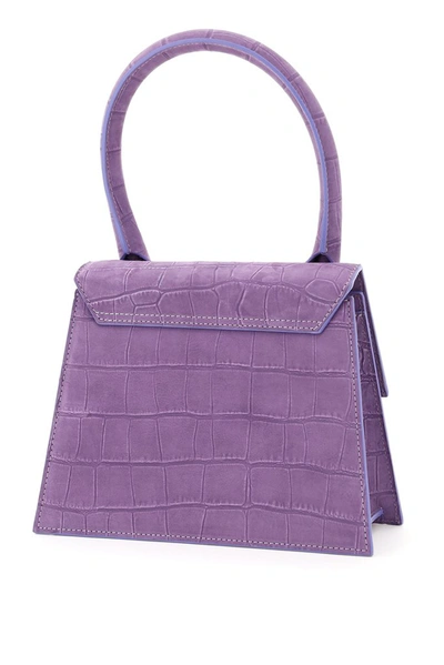 Shop Jacquemus Le Grand Chiquito Tote Bag In Purple