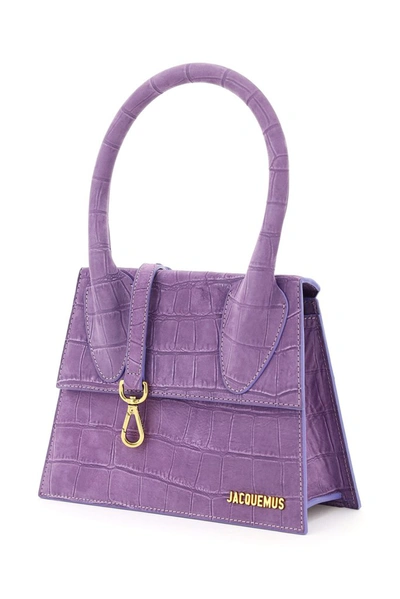 Shop Jacquemus Le Grand Chiquito Tote Bag In Purple