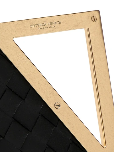 Shop Bottega Veneta Bv Rim Clutch Bag In Black