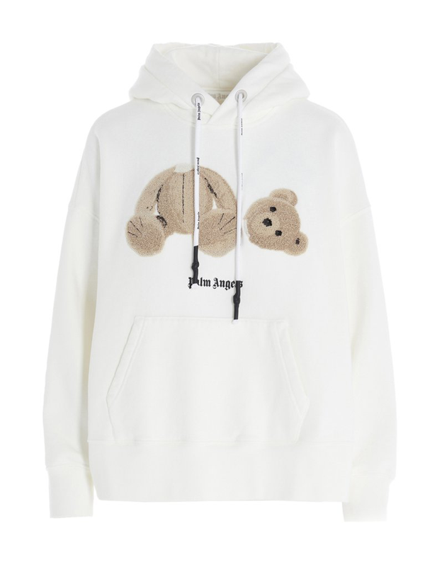 palm angels teddy bear hoodie