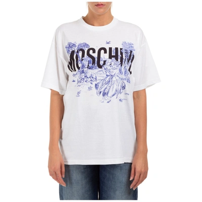 Shop Moschino Animé Printed T In White