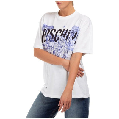 Shop Moschino Animé Printed T In White