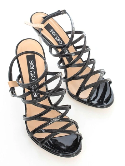 Shop Sergio Rossi Godiva Strappy Sandals In Black