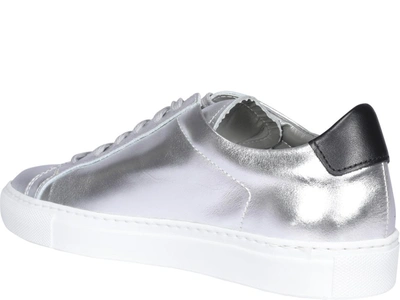 Shop Common Projects Retro Low Sneakers In Silver
