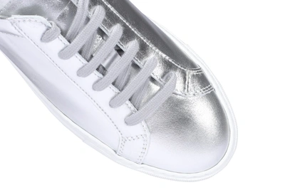 Shop Common Projects Retro Low Sneakers In Silver