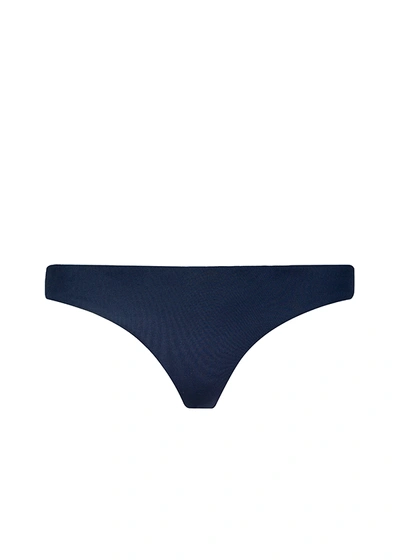 Shop Asceno Naples Navy Bikini Bottom In Printed