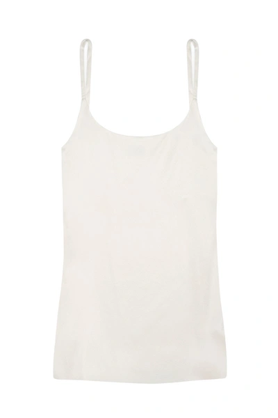 Shop Asceno Venice Ivory Silk Cami In White