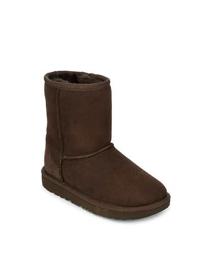 Shop Ugg Baby's, Little Kid's & Kid's Classic Ii Dyed Shearling Boots In Chocolate