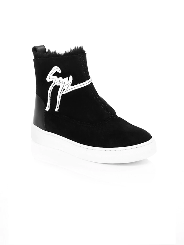 fur lined sneaker boots